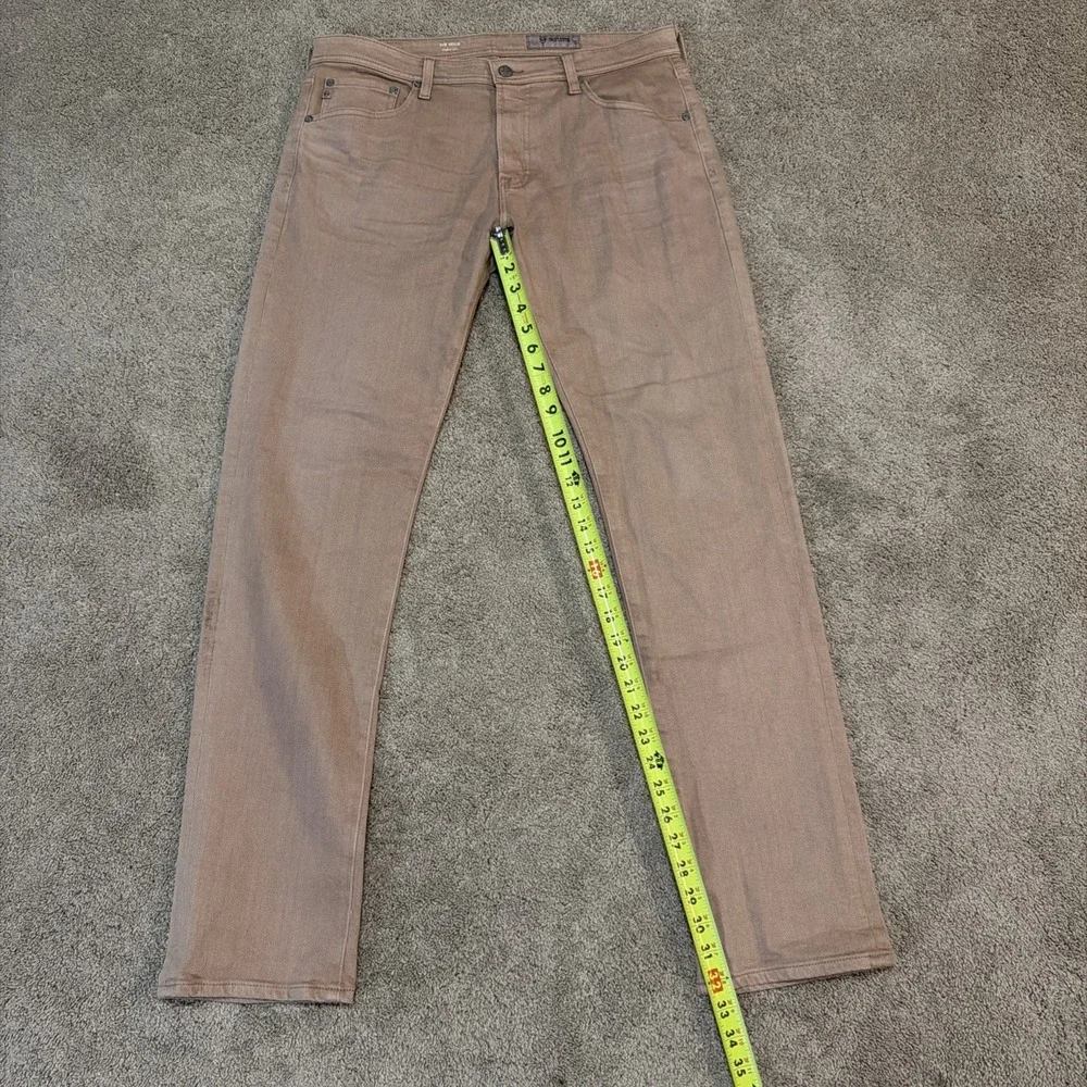 Adriano Goldschmied Tellis Jeans Modern Slim Dusty Rose AG-ED Denim Mens 34x32